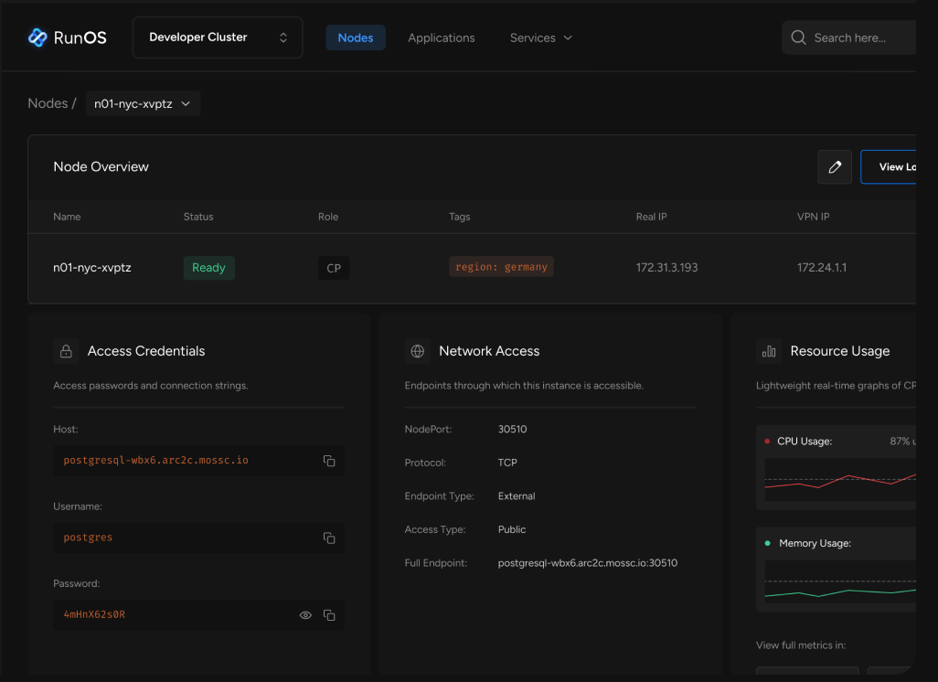 Console Screenshot